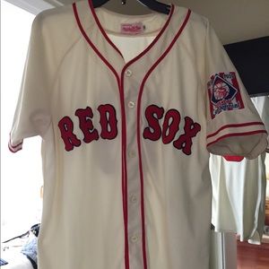 Boston Red Sox #9 Throwback Mitchell & Ness